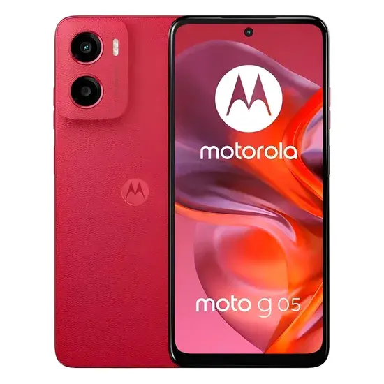 Celular Motorola G05 Xt2523-3 4/128GB Dual Chip Vermelho Slim