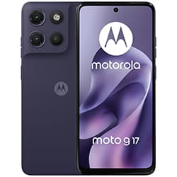 Celular Motorola G17 XT2623-1 4GB de RAM / 256GB / Tela 6.72" / Dual Sim LTE - Pantone Evening Azul Arandano