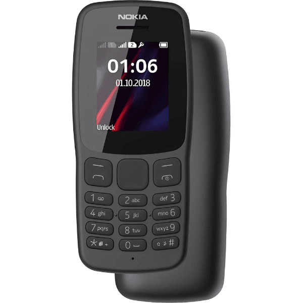 Celular Nokia 106 Dual Sim 1.8" 800Mah Preto