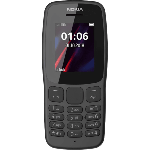Celular Nokia 106 Ta-1190 Single Sim 1.77" 800Mah Preto