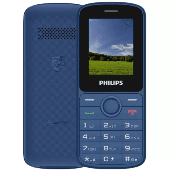 Celular Philips Xenium e2101 Dual Sim 1.8" Quad Band Azul
