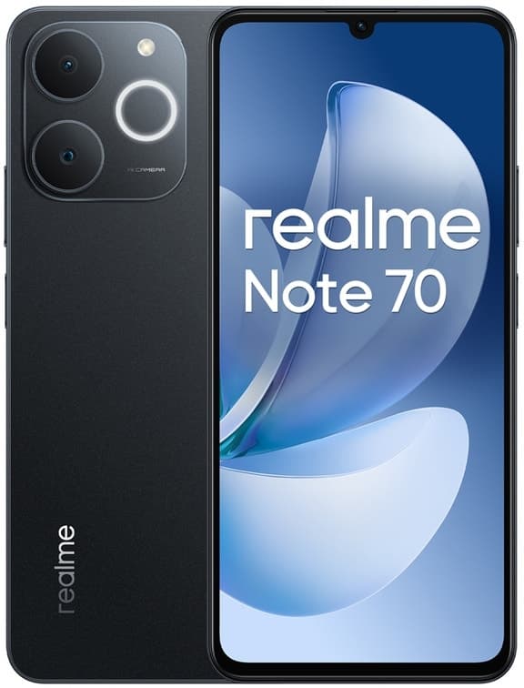 Celular Realme Note 70 Rmx5313 6.74" Dual Chip 4/256GB Preto
