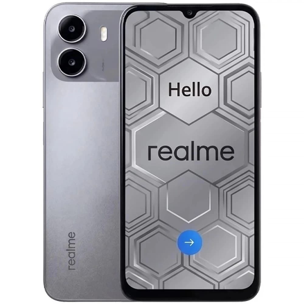 Celular realme P4 Lite RMX5377 NFC Dual SIM de 128GB 4GB RAM de 6.8" 13MP 5MP - Titan Grey (Anatel)