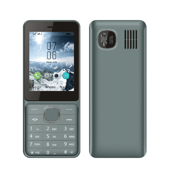 Celular Ur M5626 64GB RAM 64GB Fm 3 Chip Lanterna 2.8" Câmera 2500Mah Verde Escuro