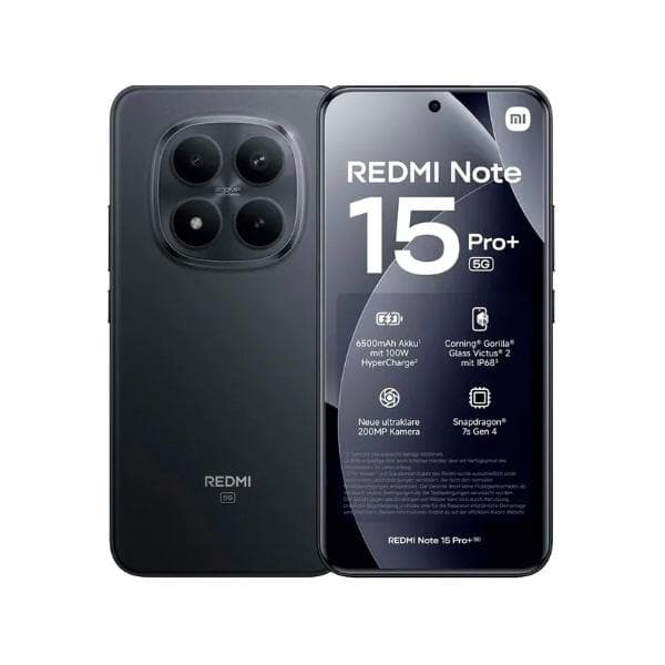 Celular Xiaomi Note 15 Pro+ 12/512GB 5G Preto