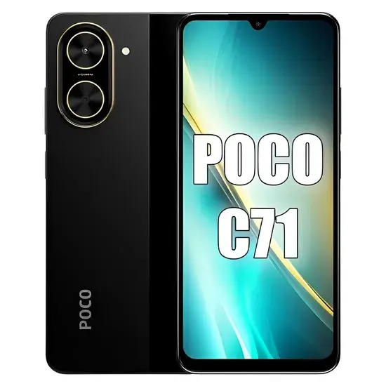 Celular Xiaomi Poco C71 3/64GB Preto