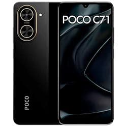 Celular Xiaomi POCO C71 4GB de RAM / 64GB / Tela 6.88" / Dual Sim LTE - Preto (Global)