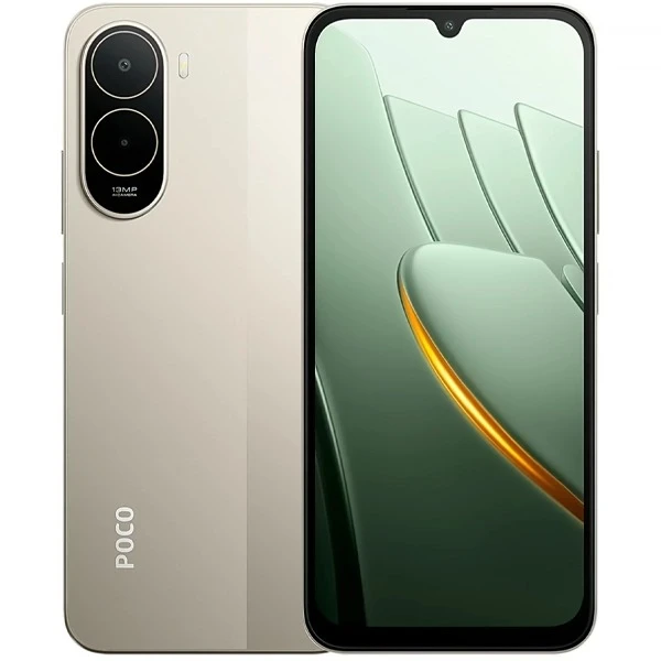Celular Xiaomi Poco C81 Pro Dual Sim 128GB 4GB RAM 6.9" 13MP 8MP Dourado (Global)