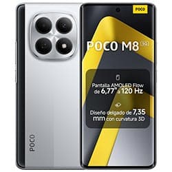 Celular Xiaomi Poco M8 5G 8GB RAM 512GB Tela 6.77" Dual Sim Prata