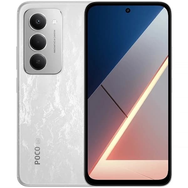 Celular Xiaomi Poco M8s 5G NFC Dual SIM de 128GB 6GB RAM de 6.9" 50MP 8MP - Branco (Global)