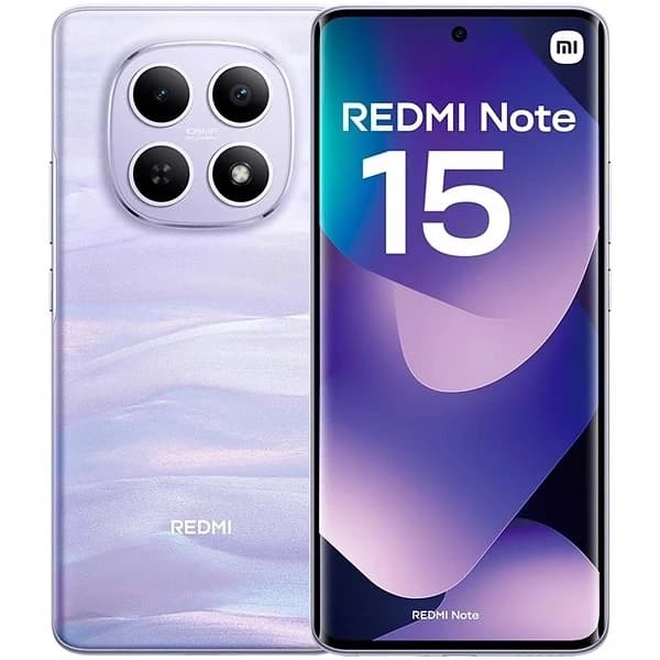 Celular Xiaomi Redmi Note 15 Dual Sim 128GB 6GB RAM 6.77" 108MP 20MP Roxo (Global)