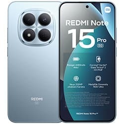 Celular Xiaomi Redmi Note 15 Pro 5G 12GB de RAM / 512GB / Tela 6.83" / Dual Sim 5G - Glacier Azul (Global)