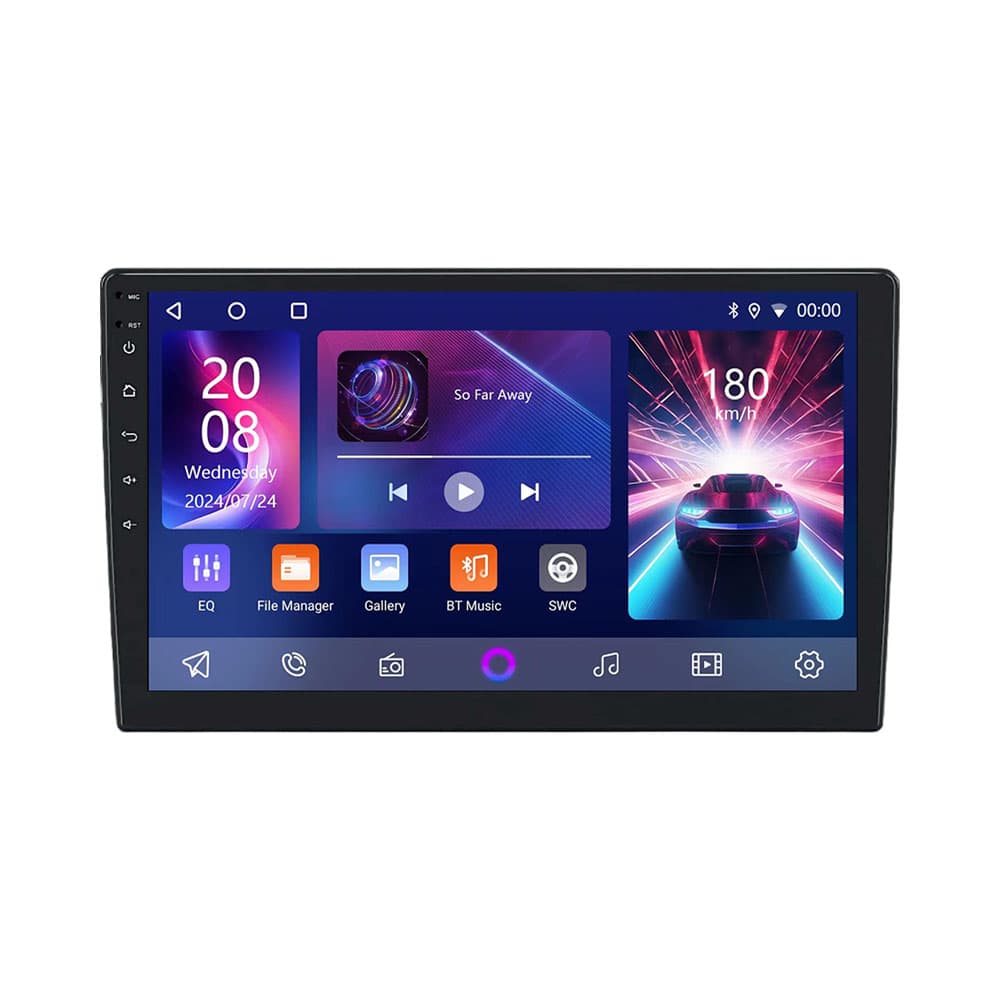 Central Multimídia Mega Star Cdv910 Bluetooth 9" Preto
