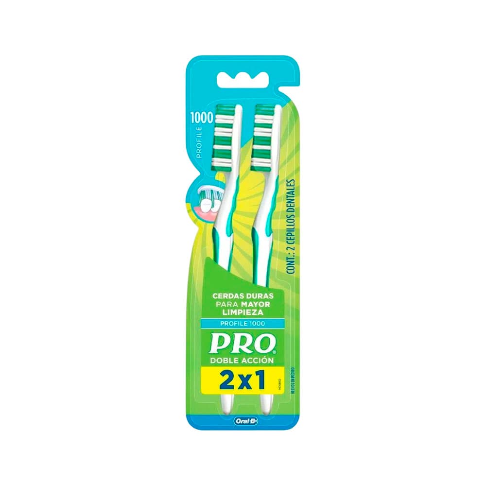 Escova Dental Oral B Pro Dupla Ação 2 Peças