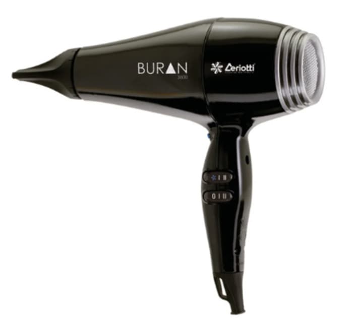 Secador de Cabelo Ceriotti Buran Tourmaline 3800 Preto