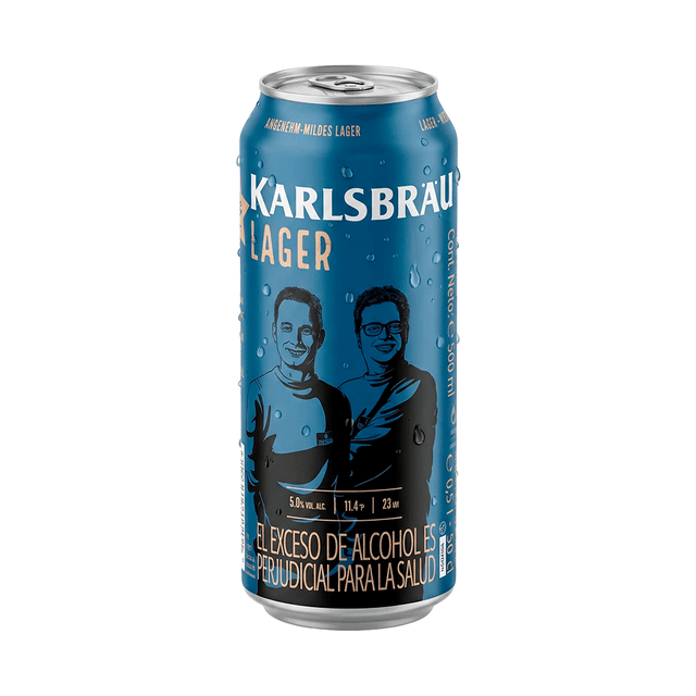 Cerveja Karlsbrau Lager Lata 500ml