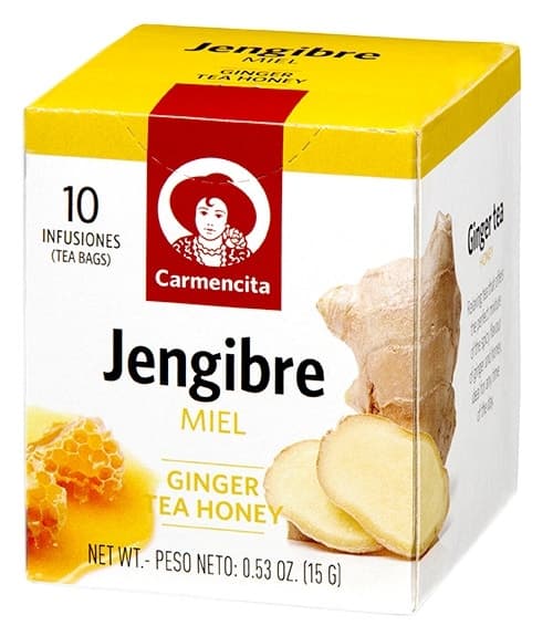 Chá Carmencita Gengibre Mel (10 Unidades)