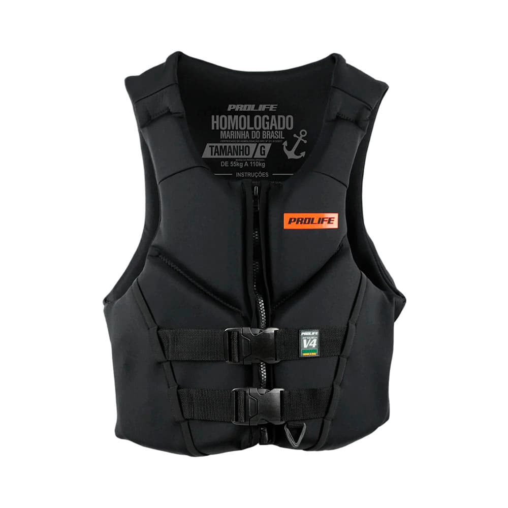 Colete Salva-vidas Prolife Protech V4 Laranja