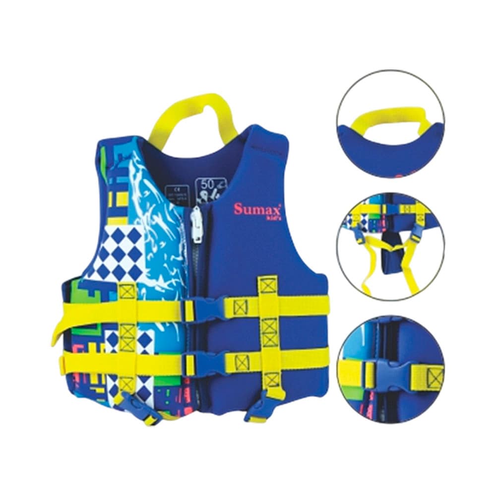 Colete Salva-Vidas Sumax Nps-K Infantil Azul