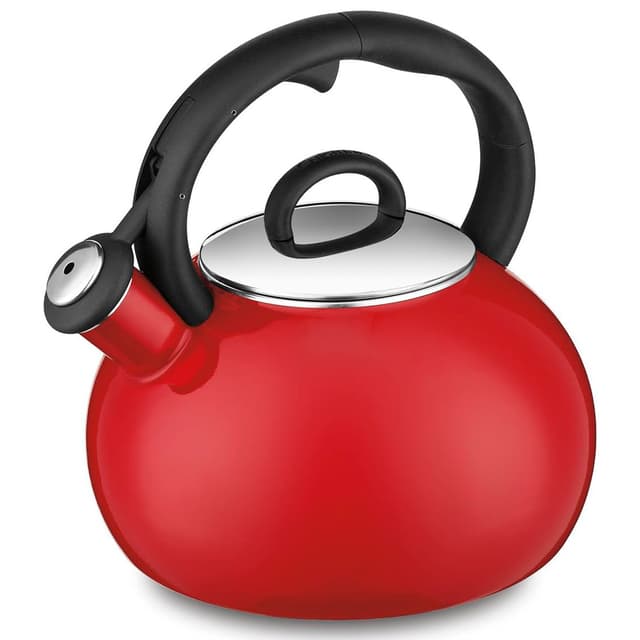 Chaleira Cuisinart Ctk-EOS17R Esmaltada Indução 2L Aura Vermelha