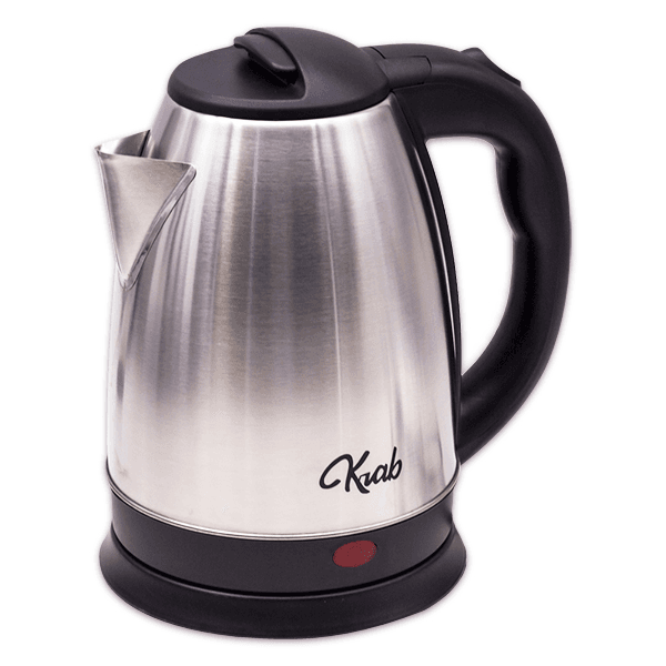 Chaleira Elétrica Krab KB2L Aço Inoxidável 2 Litros Prata/Preto