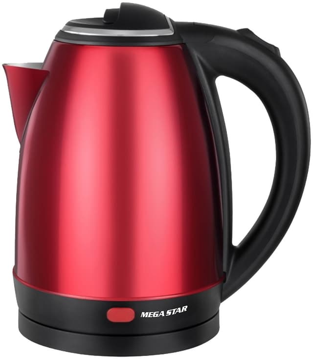 Chaleira Elétrica Mega Star TM9726R 1.8L 1500W 220V/50-60Hz Vermelha