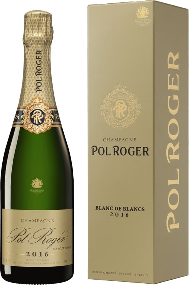 Champagne Pol Roger Blanc de Blancs Brut Vintage 2016 (com Caixa)