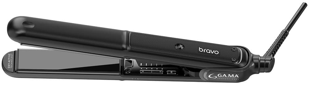 Chapinha para Cabelo GA.MA Hs Bravo LED Ptc 51W Bivolt - Preto