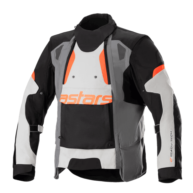 Jaqueta Alpinestars Halo Drystar - Cinza Escuro/Cinza Gelo/Preto / Xxl