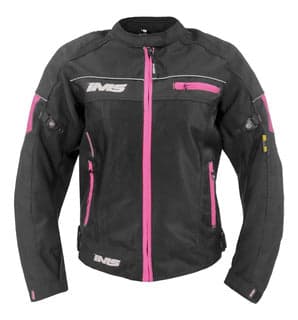 Jaqueta Feminina Ims Street Road Preta/Rosa G