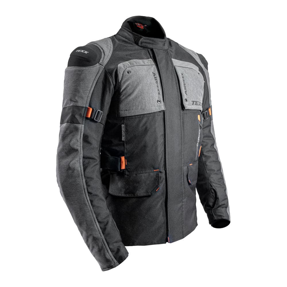 Jaqueta Texx Armor Negro Gris Naranja L