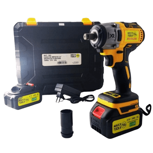 Chave de Impact 1/2 Bateria Xtool 21V 350N 2BAT/CARR Bivolt*