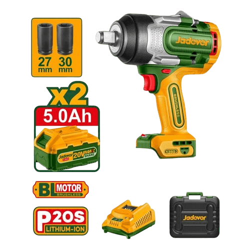 Chave de Impacto A Bateria Jadever JDCD1B1285 1280NM 2BAT 220V