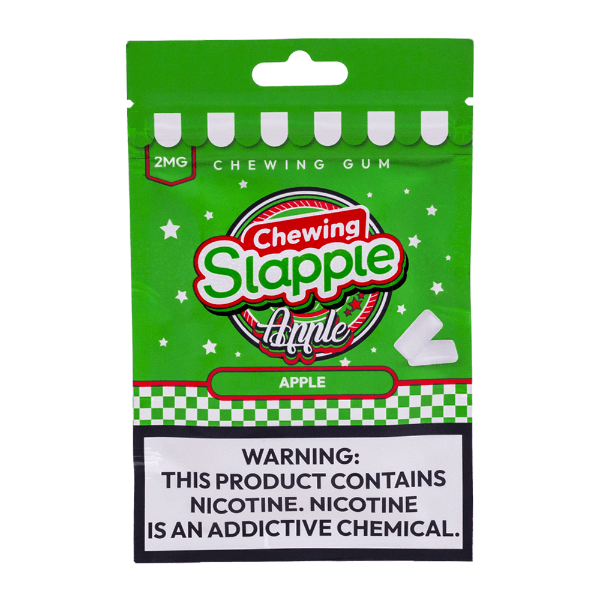 Chiclete Goma Mastigável Chewing Slapple 2MG Com 20 Unidades - Maçã