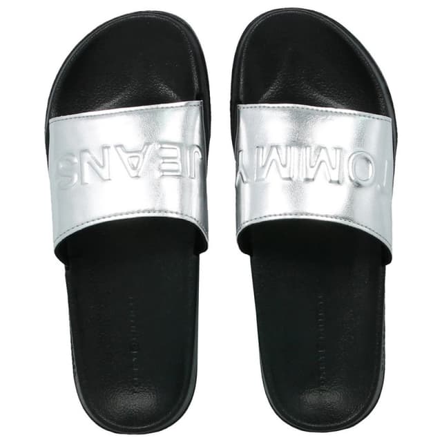 Chinelo Tommy Hilfiger Feminina EN0EN00227000-000 Tamanho 39/40 Creme Tongs