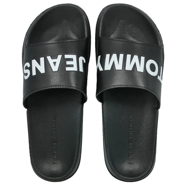 Chinelo Tommy Hilfiger Masculino EM0EM00105990-990 39/40 Preto