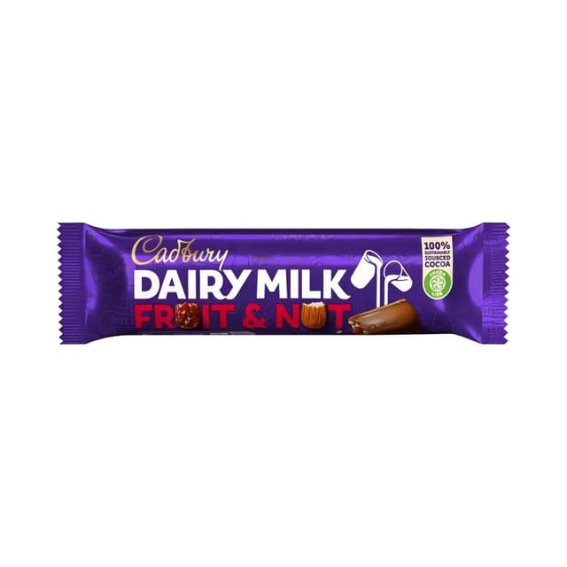 Chocolate Cadbury Dairy Milk Fruit & Nut 49G