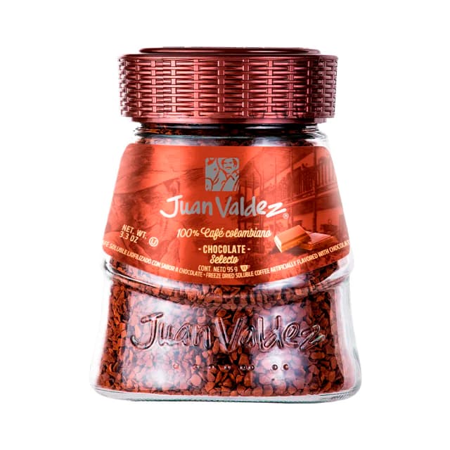 Chocolate Café Soluble Liofilizado Juan Valdez Sabor 95G