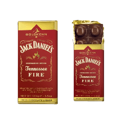 Chocolate Goldkenn Jack Daniel's Tennessee Fire 100G Barra