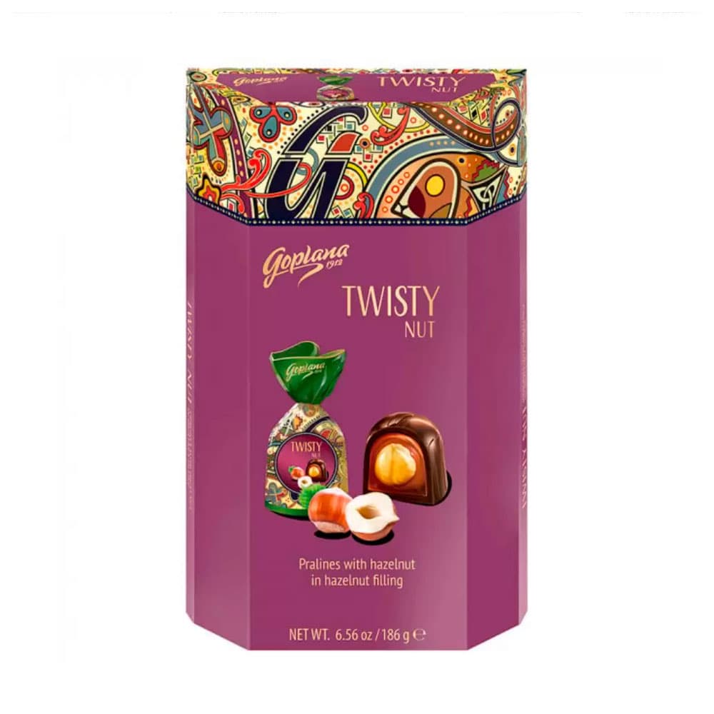 Chocolate Goplana Twisty Nut 186G