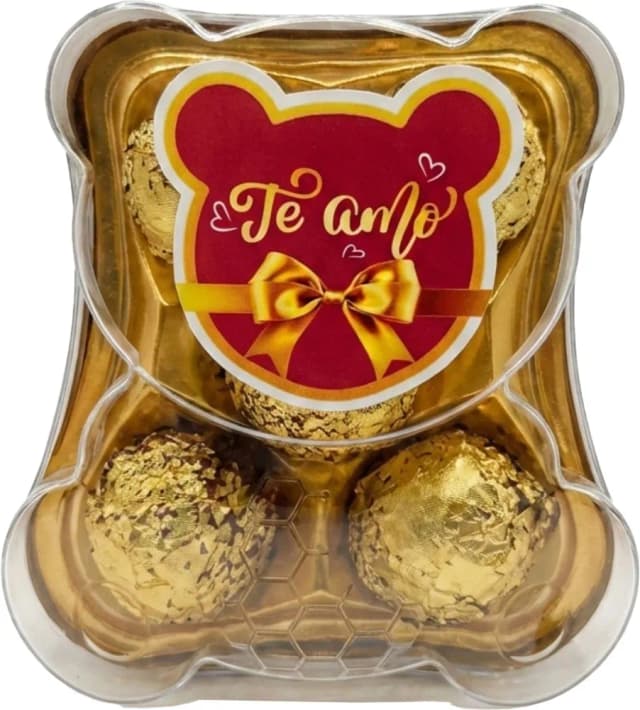 Chocolate Las Delicias Bombom Trufa Urso - (5 Unidades)