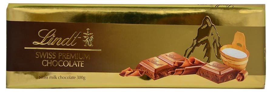 Chocolate Ao Leite Premium Suíço Lindt & Sprüngli 300G