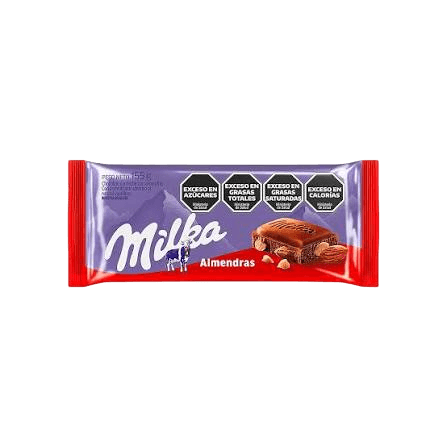 Chocolate com Amêndoas Milka Barra 155G