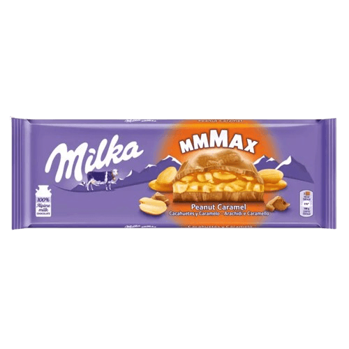 Chocolate Milka Mmmax Amendoim Caramelo 276G