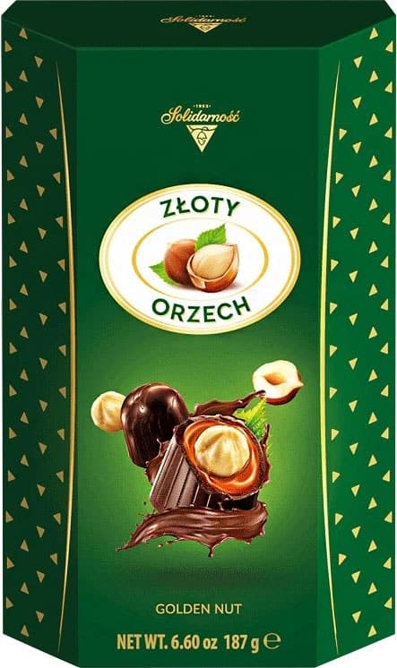 Chocolate Solidarnosc Zloty Orzech - 187G