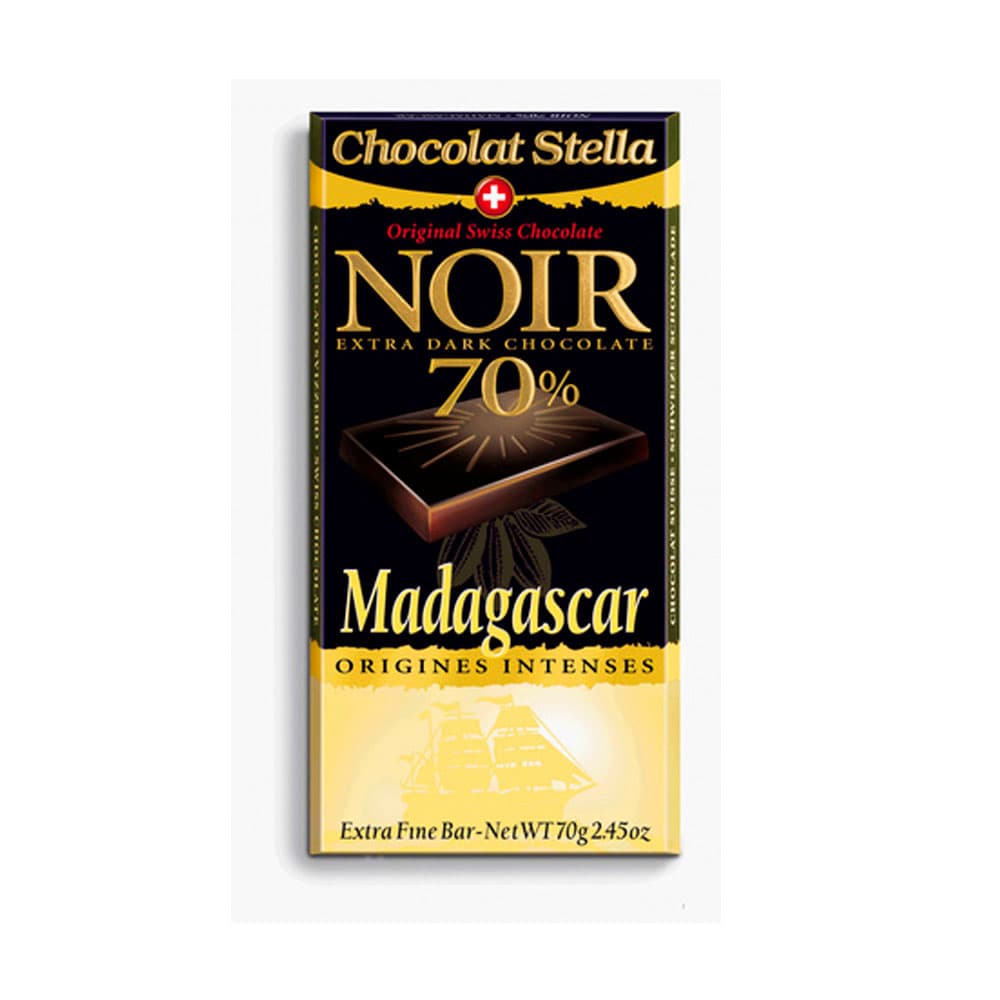 Chocolate Stella 70% Cacau Madagascar 70G
