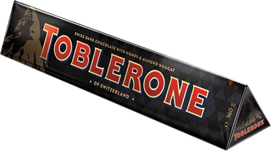 Chocolate Toblerone Dark com Mel e Nougat de Amêndoa 360G