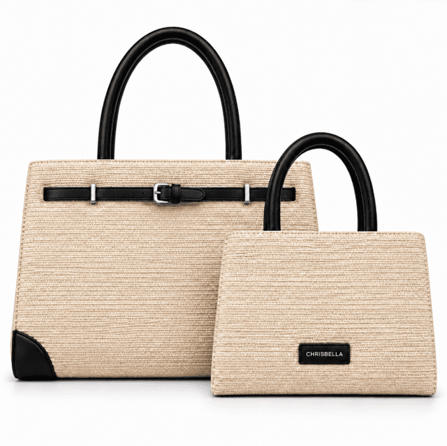 Chrisbella Cartera AA012603021 Set 2PCS Black/white