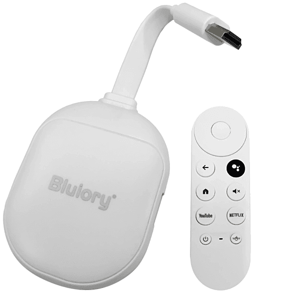 Streaming Blulory TV Stick G1 4K Ultra HD Android TV Branco