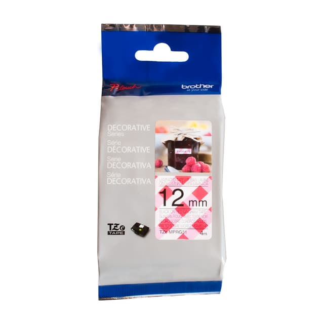 Fita Brother TZeMPRG31 Preto-Xadrez
